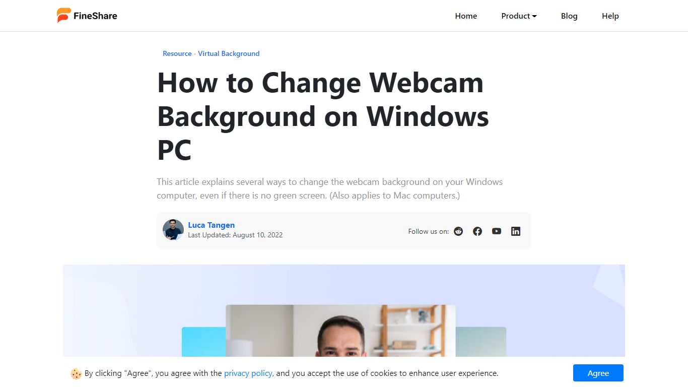 How to Change Webcam Background in Windows 10/11 - FineShare